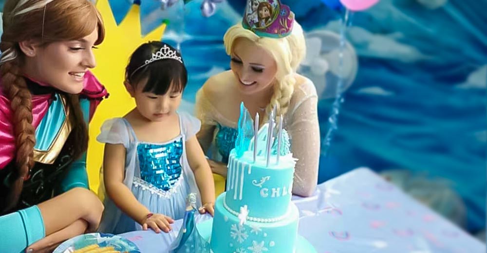kids' birthday party theme frozen